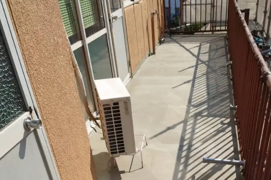 寺社関連施設ベランダ防水加工